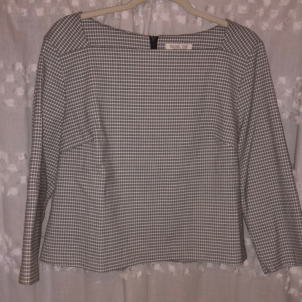 Plaid Business Casual Top